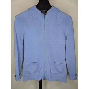 Pendleton Womens Cotton Knit Full Zip Sweater